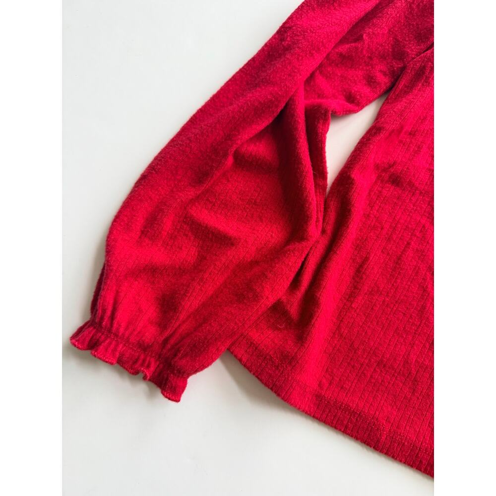 Art Class Girls Red Long Sleeve Square Neck Top – Size L (10/12) - Picture 4 of 7